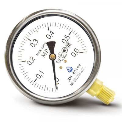 Манометр вібростійкий 100 мм  Ру 25 МПа Зображення