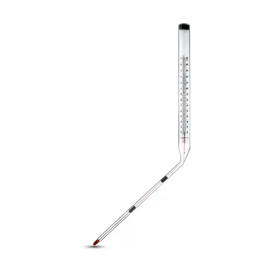 Термометр технічний рідинний, шкала 1°С, 2У L= 310 мм (-20°C...+150°C) Зображення