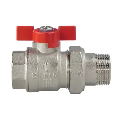 Кран з американкою  IVR тип 60/А Ду 15 Зображення