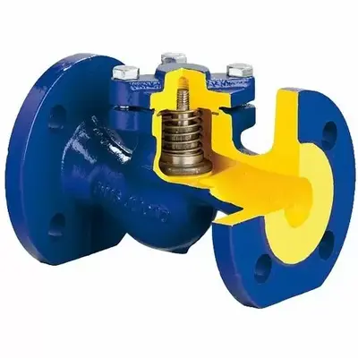 Клапан зворотній підйомний фланцевий Zetkama 287 Ду 25 Зображення