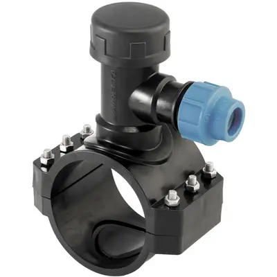 Хомут для врізки під тиском 110x25 Unidelta Зображення