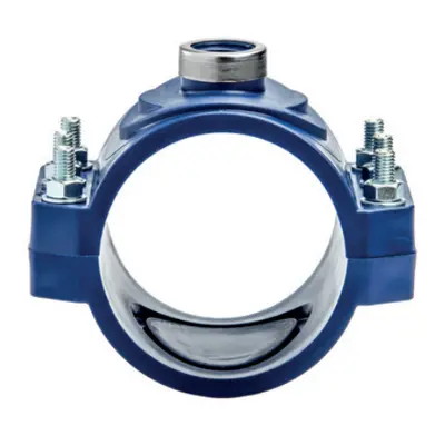 Хомут сідловий 63х1" (Ру16) Unidelta (підходять на ПЕ та ПВХ) Зображення