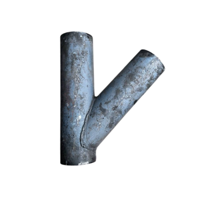 Трійник сталевий емальований 45° Дн 76 (Ду 65) Зображення