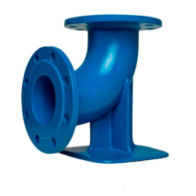 Коліно чавунне фланцеве Ду 250 (90°) з опорою Blucast Зображення