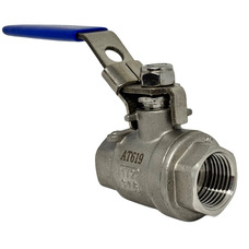 Кран нержавіючий муфтовий AISI 316 Ду 8 Зображення