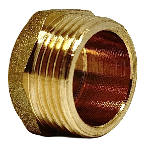 Заглушка латунна Ду 15 ЗР Зображення