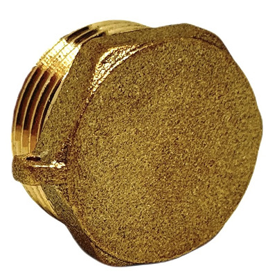 Заглушка латунна Ду 15 ЗР Зображення