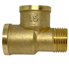 Трійник латуний ВВН Ду 15 Зображення