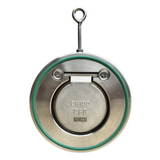 Клапан зворотній міжфланцевий (хлопушка) Ду 40 Зображення