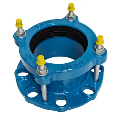 Адаптер універсальний фланцевий чавунний DN 65 (63-85) Blucast Зображення