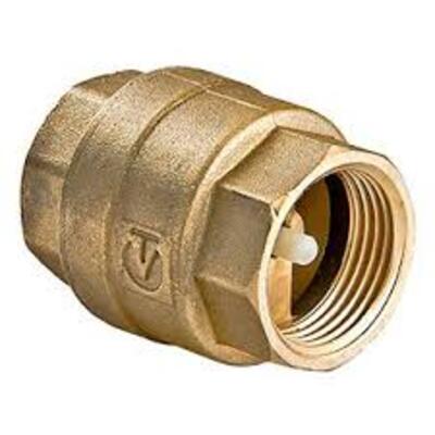 Клапан зворотній  муфтовий з латунним штоком (преміум) Ду 32 Зображення